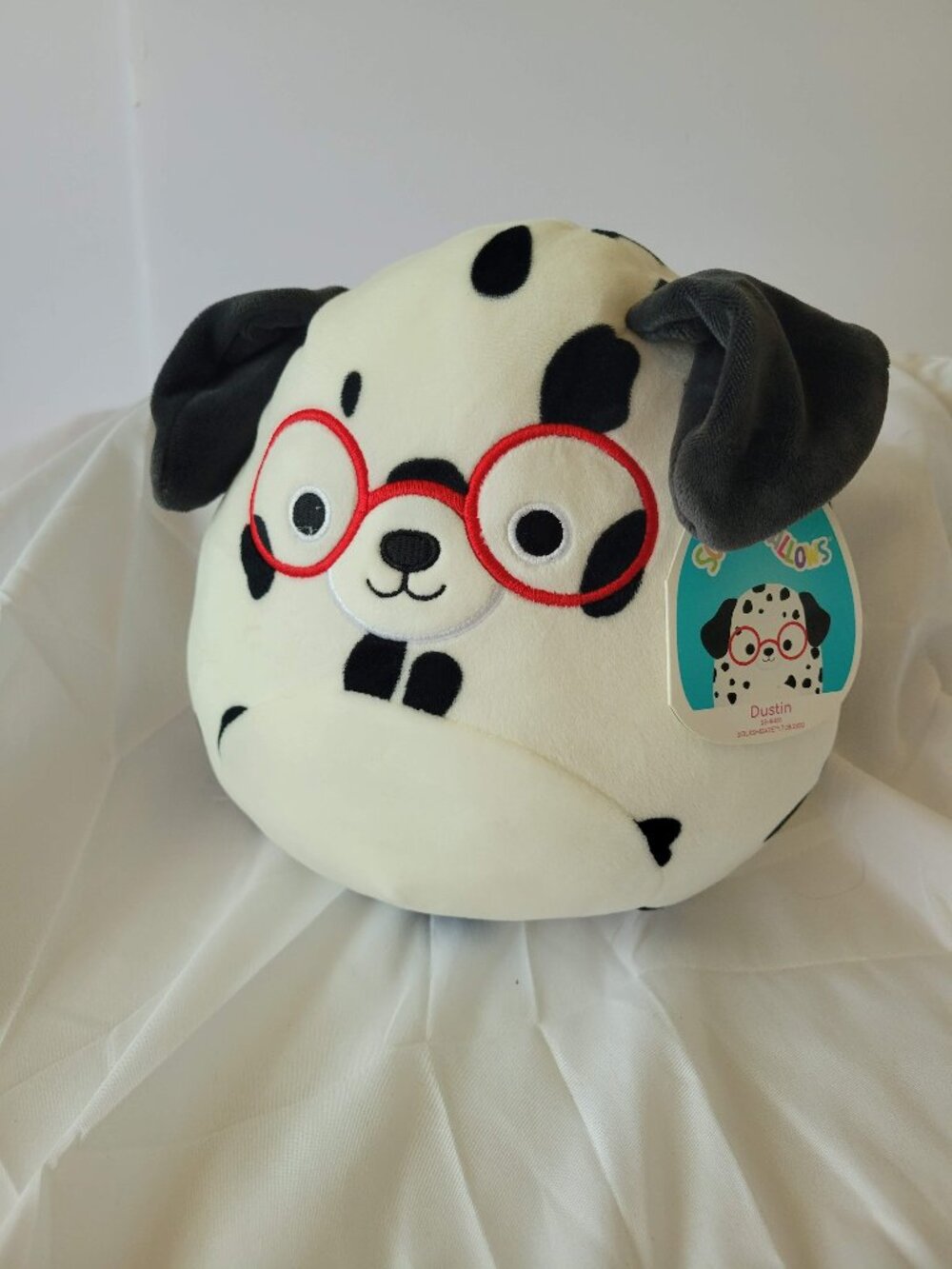 Squishmallows Dustin the Dalmatian Plush 9" Kellytoy NWT